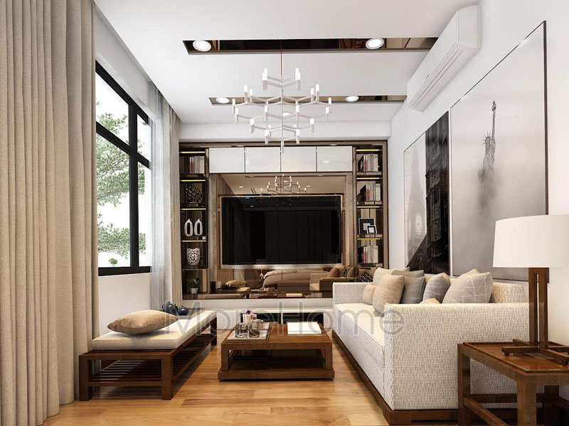 Trang trí nội thất nhà phố hiện đại tại Mỹ Đình