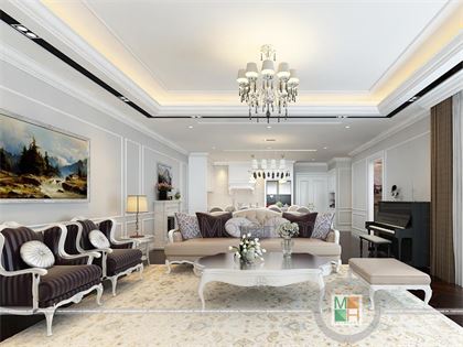 Thiết kế nội thất phòng khách Imperia Garden