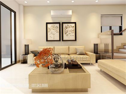 Trang trí nội thất hiện đại tại nhà phố Long Biên